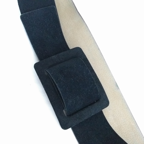 BETSY JOHNSON black square buckle belt - Picture 3 of 7